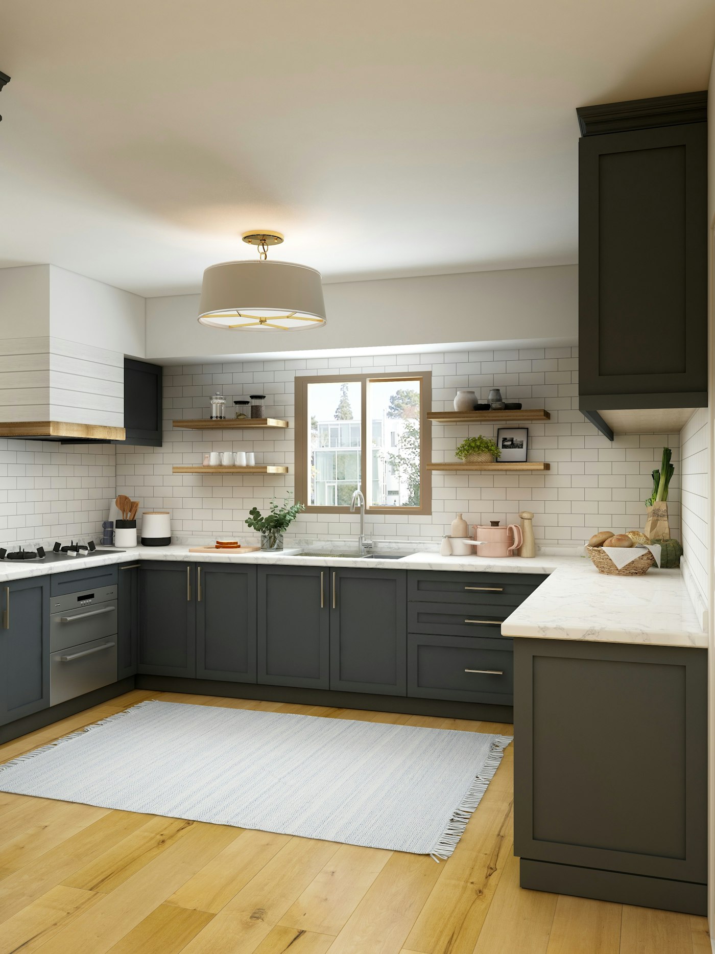 Modern 2BHK Apartment kitchen