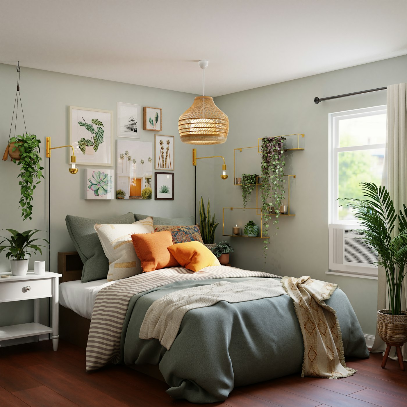 Modern 2BHK Apartment bedroom